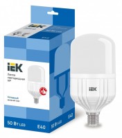 IEK Лампа светодиодная HP 50Вт 230В 6500К E40 LLE-HP-50-230-65-E40 фото