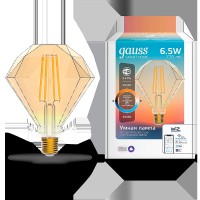 Gauss Лампа Smart Home Filament Diamond 6,5W 720lm 2000-5500К E27 изм.цвет.темпр.+дим. LED 1370112 фото