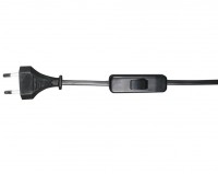 Kink Light A2300,19 Шнур с переключ  черный (2м)(10шт в упаковке) 230V AC 50Hz (max 2A) A2300,19 фото