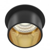 Maytoni Downlight Reif Черный с Золотом Встраиваемый светильник DL050-01GB фото