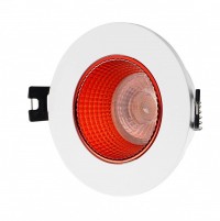 Denkirs DK3061-WH+RD Встраиваемый светильник, IP 20, 10 Вт, GU5.3, LED, белый/красный, пластик DK3061-WH+RD фото