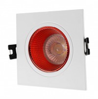 Denkirs DK3071-WH+RD Встраиваемый светильник, IP 20, 10 Вт, GU5.3, LED, белый/красный, пластик DK3071-WH+RD фото