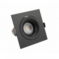 Denkirs DK2121-BK Встраиваемый светильник, IP 20, 50 Вт, GU10, черный, алюминий DK2121-BK фото