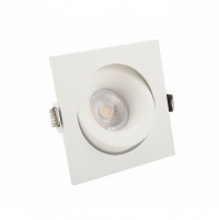 Denkirs DK2121-WH Встраиваемый светильник, IP 20, 50 Вт, GU10, белый, алюминий DK2121-WH фото