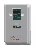 DEKraft Преобразователь частоты DEKV060-5.5кВт 3 фазы 380В с торм. модулем DEKV060G5R5T4B фото