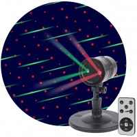 ЭРА ENIOP-01 Проектор Laser Метеоритный дождь мультирежим 2 цвета, 220V, IP44 Б0041642 фото