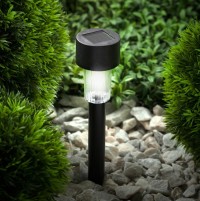 ЭРА SL-PL30 Садовый светильник на солнечной батарее, пластик, черный, 30 см Б0018974 фото