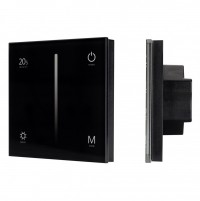 Arlight Панель SMART-P35-DIM-IN Black (230V, 0-10V, Sens, 2.4G) (IP20 Пластик, 5 лет) 028113 фото