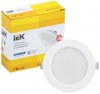 IEK Светильник LED ДВО 1611 белый круг 7Вт 4000К IP20 LDVO0-1611-07-4000-K01 фото