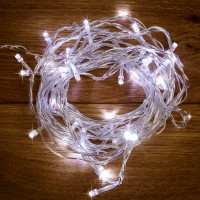 NEON-NIGHT Гирлянда «Твинкл-Лайт» 10 м, прозрачный ПВХ, 80 LED, белое свечение 303-185 фото
