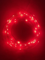 ЭРА ENIN -5NR  Гирлянда LED Нить 5 м красный свет, АА (100/2500) Б0047963 фото