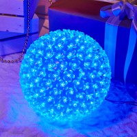 NEON-NIGHT Шар светодиодный 230V, диаметр 20 см, 200 светодиодов, цвет синий 501-607 фото
