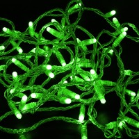 NEON-NIGHT Гирлянда Нить 10м, постоянное свечение, прозрачный ПВХ, 230В, цвет: Зелёный 305-184 фото