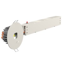 Белый свет Аварийный светильник BS-RADAR-81-L1-INEXI3 Black a23699 фото