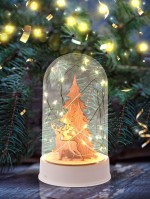 ЭРА EGNDS-04 Новогодний декоративный светильник Рождество, теплый белый, 20 LED, h 18 см, 3*АА, IP20 Б0051937 фото