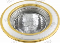 Comtech Corona Светильник галогеновый встраиваемый MR16 1x50W GU5.3 золото/никель/золото P00367 фото
