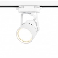 Ambrella Трековый однофазный светильник со сменной лампой GL5101 WH белый GU10 max 12W GL5101 фото