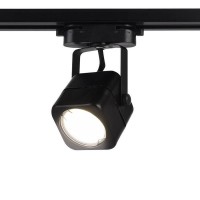 Ambrella Трековый однофазный светильник со сменной лампой GL5108 BK черный GU10 max 12W GL5108 фото