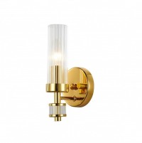 Favourite 2673-1W настенный светильник Каркас золотого цвета, плафон из прозрачного стекла, управление с помощью диммера 2673-1W фото