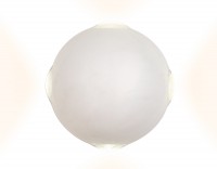 Ambrella Настенный светодиодный светильник FW134 WH/S белый/песок LED 3000K 12W D100*100 FW134 фото