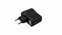 REXANT Сетевое зарядное устройство USB 220V (СЗУ) (5V, 1 000mA) черное 16-0239 фото