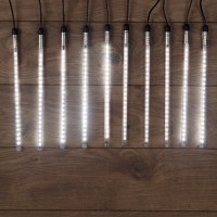 NEON-NIGHT Гирлянда «Тающие сосульки» 24 В, комплект 10 шт. х 30 см, шаг 100 см, 420 LED, белый, соединяются 256-425 фото