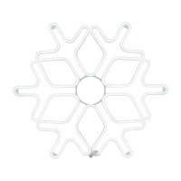 NEON-NIGHT Фигура «Снежинка» из гибкого неона, 60х60 см, цвет свечения белый 501-325 фото