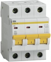 Автоматический выключатель 3П 6А C 4,5кА ВА47-29 IEK MVA20-3-006-C фото