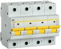IEK KARAT Автоматический выключатель ВА47-150 4Р 80А 15кА характеристика C MVA50-4-080-C фото