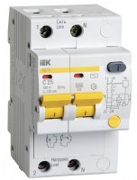 IEK Дифференциальный автоматический выключатель АД12 2Р 25А 100мА MAD10-2-025-C-100 фото