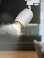 ЭРА Трековый светильник TR51 - GU10 WH однофазный под лампу GU10 матовый белый Б0054163 фото