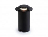 Ambrella Светильник светодиодный уличный в грунт ST6525 BK черный IP67 LED 4200K 1W D60*93 ST6525 фото
