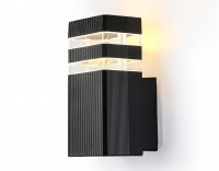 Ambrella Светильник уличный настенный архитектурный ST2572 BK/CL черный/прозрачный IP54 GU10 max 35W 205*110*65 ST2572 фото