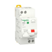 Schneider Electric RESI9 Автоматический выключатель дифференциального тока (ДИФ) 1P+N С 16А 6000A 30мА тип AС R9D25616 фото