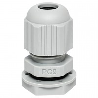 Сальник PG9 IP54 (4 шт) d отв. 16мм / d провод. 4-8 мм EKF PROxima plc-pg-9-4-r фото