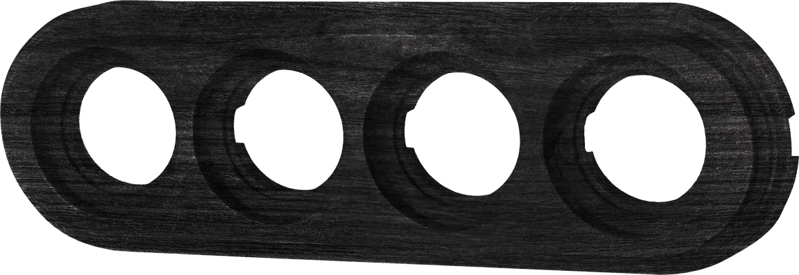 Bironi Лизетта бук угольно-чёрный рамка 4-ая на бревно 220мм BFC22-640-119 фото