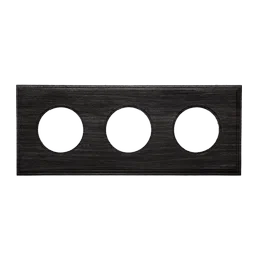 Bironi Шедель бук угольно-чёрный рамка 3-ая форма квадрат (скрытый монтаж) BF4-630-119 фото