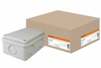 TDM Распаячная коробка ОП 120х80х50мм, крышка, IP55, 6 вх., без гермовводов SQ1401-0805 фото