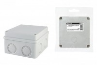TDM Распаячная коробка ОП 110х110х70мм, крышка на винтах, IP55, 8вх., без гермовводов, инд. штрихкод SQ1401-0824 фото