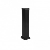 Legrand Snap-On мини-колонна алюминиевая с крышкой из пластика 4 секции, высота 0,68 метра, цвет черный 653045 фото