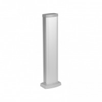 Legrand Универсальная мини-колонна алюминиевая с крышкой из алюминия 1 секция, высота 0,68 метра, цвет алюминий 653104 фото