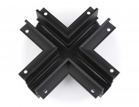 Ambrella Коннектор х-образный для встраиваемого шинопровода Magnetic GL3358 BK черный 170*170*46,8 GL3358 фото