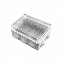 EKF PROxima Коробка распаячная КМР-050-042пк пылевлагозащищенная, 10 мембранных вводов, уплотнительный шнур, прозрачная крышка (190х140х70) plc-kmr-050-042pk фото