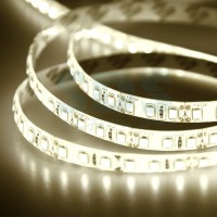 LAMPER LED лента силикон, 8 мм,IP65, SMD 2835, 120 LED/m, 12 V, цвет свечения теплый белый 141-366 фото