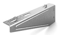 OSTEC Кронштейн настенный для проволочного лотка безвинтовой 200 мм, толщ. 1,5 мм, Сендзимир цинк КНПЛБ-200-1,5-СЦ фото