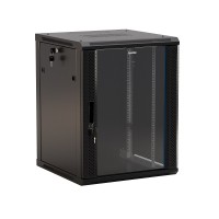 Hyperline TWB-0666-GP-RAL9004 Шкаф настенный 19-дюймовый (19