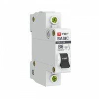 EKF Basic ВА 47-29 Автоматический выключатель  (B) 1P  6А 4,5кА mcb4729-1-06-B фото