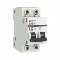 EKF Basic ВА 47-29 Автоматический выключатель  (B) 2P  10А 4,5кА mcb4729-2-10-B фото