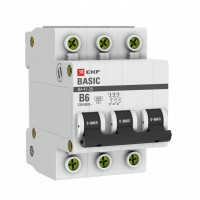 EKF Basic ВА 47-29 Автоматический выключатель  (B) 3P  6А 4,5кА mcb4729-3-06-B фото