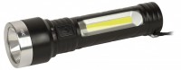 ЭРА Светодиодный фонарь UA-501 универсальный, аккумуляторный, COB+LED, 5 Вт, резина Б0052743 фото